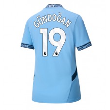 Manchester City Ilkay Gundogan #19 Hjemmedrakt Kvinner 2024-25 Kortermet